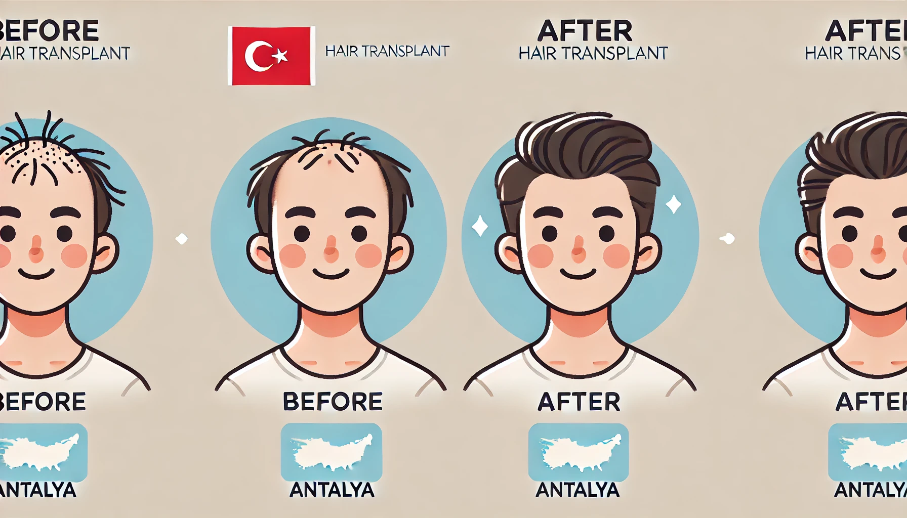 HTA Haartransplantation Antalya 15 Mehr Selbstbewusstsein dank voller Haarpracht aus Antalya